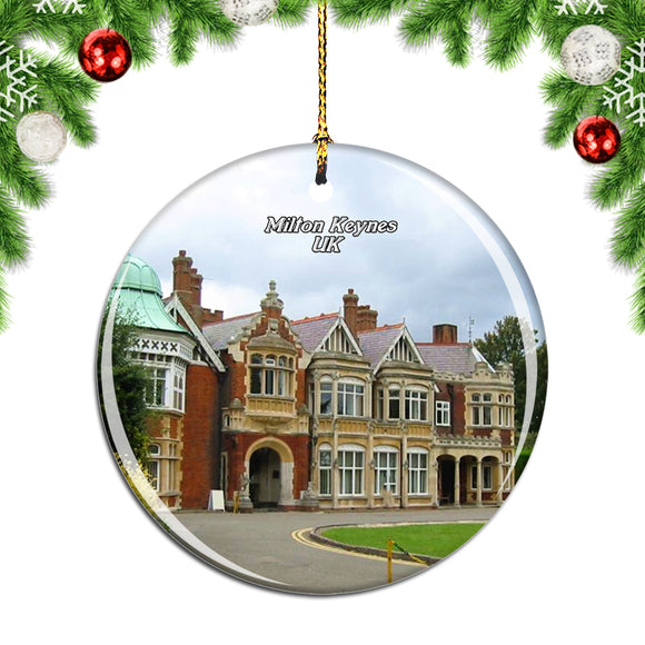 UK England Bletchley Park Milton Keynes Christmas Ornament