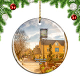 UK England Bourton-on-the-Water Christmas Ornament