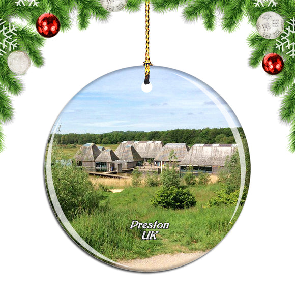 UK England Brockholes Nature Reserve Preston Christmas Ornament