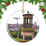 UK England Calton Hill Edinburgh Christmas Ornament