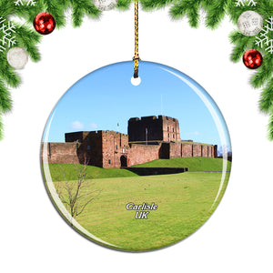 UK England Carlisle Castle Christmas Ornament