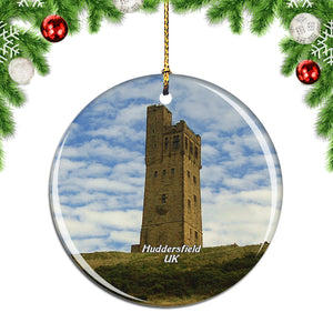 UK England Castle Hill Huddersfield Christmas Ornament