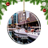 Australia Darling Harbour Sydney Christmas Ornament