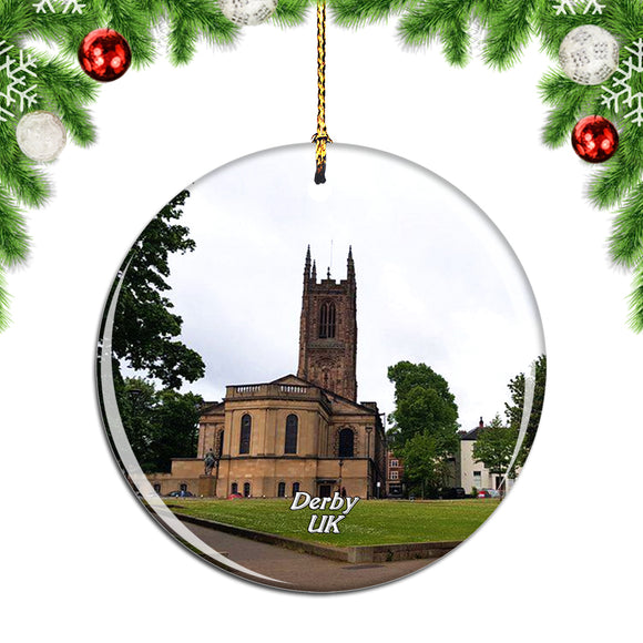 UK England Derby Cathedral Christmas Ornament