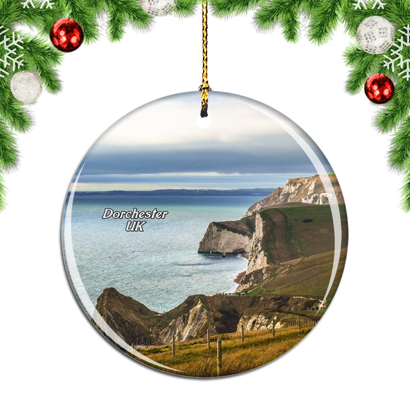 UK England Dorset and East Devon Coast Dorchester Christmas Ornament