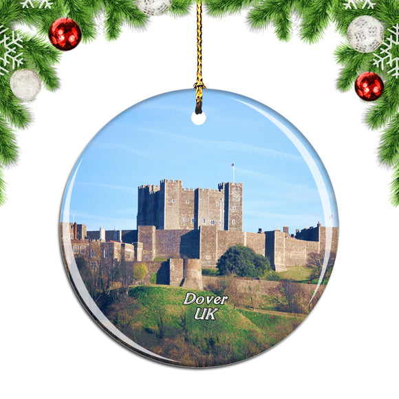 UK England Dover Castle Christmas Ornament