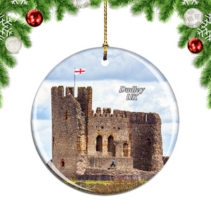 UK England Dudley Zoo and Castle Christmas Ornament