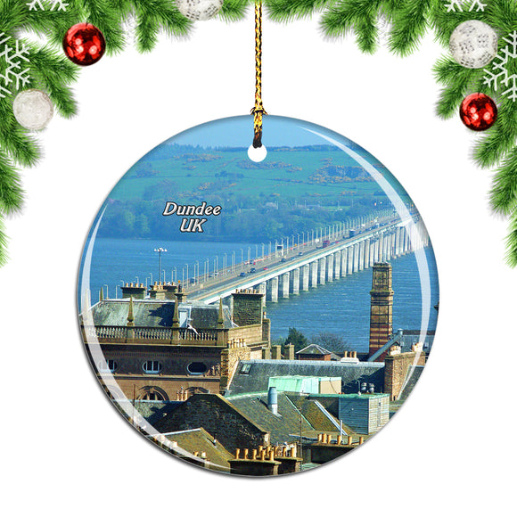 UK England Dundee Law Christmas Ornament