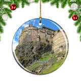 UK England Edinburgh Castle Christmas Ornament