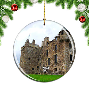 UK England Elcho Castle Perth Christmas Ornament