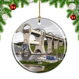 UK England Falkirk Wheel Christmas Ornament