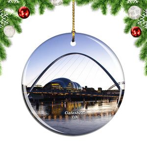 UK England Gateshead Millenium Bridge Christmas Ornament