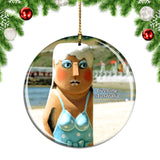 Australia Eastern Beach Reserve Geelong Christmas Ornament