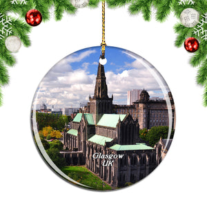 UK England Glasgow Cathedral Christmas Ornament