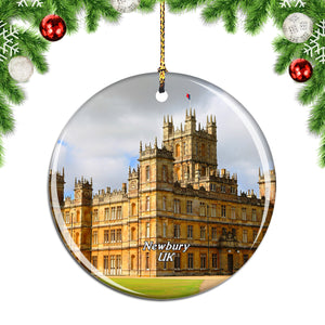 UK England Highclere Castle Newbury Christmas Ornament