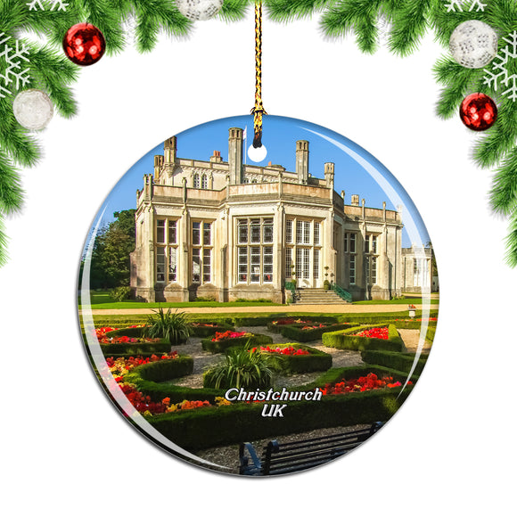 UK England Highcliffe Castle Christchurch Christmas Ornament