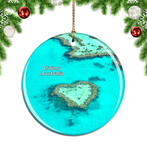 Australia Great Reef Fort Cairns Christmas Ornament