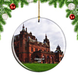 UK England Kelvingrove Art Gallery & Museum Glasgow Christmas Ornament