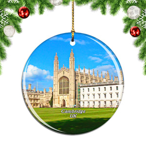 UK England King's College Cambridge Christmas Ornament