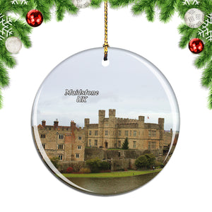 UK England Leeds Castle Maidstone Christmas Ornament