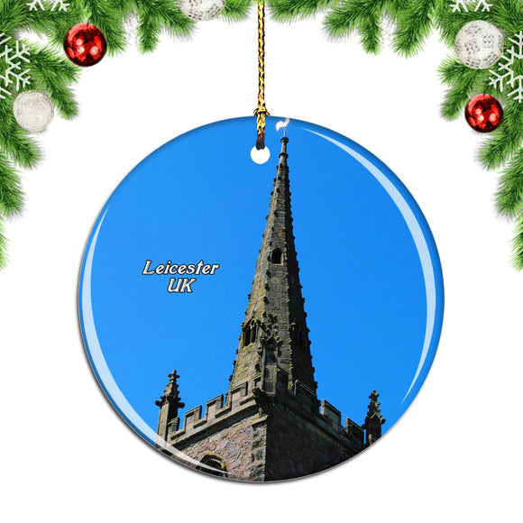 UK England Leicester Cathedral Christmas Ornament