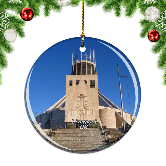 UK England Liverpool Cathedral Christmas Ornament