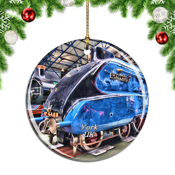 UK England National Railway Museum York Christmas Ornament