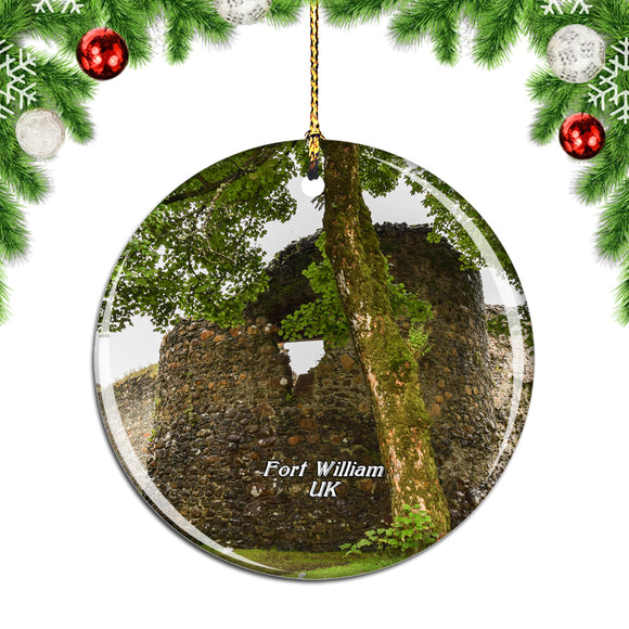 UK England Old Inverlochy Castle Fort William Christmas Ornament