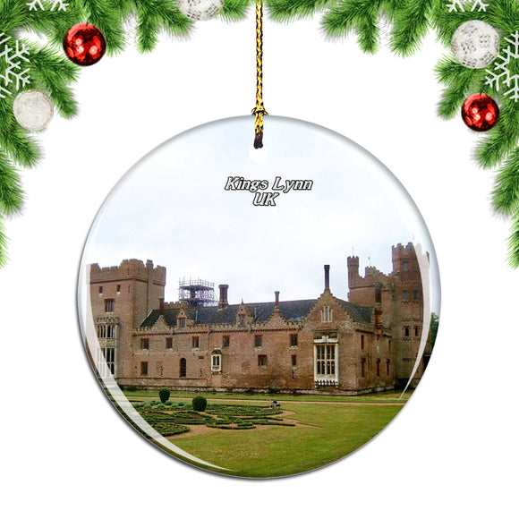 UK England Oxburgh Hall Kings Lynn Christmas Ornament