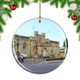 UK England Oxford Castle Christmas Ornament