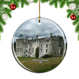 UK England Picton Castle & Gardens Haverfordwest Christmas Ornament