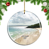 UK England Porthminster Beach St Ives Christmas Ornament