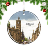 UK England Princes Street Edinburgh Christmas Ornament