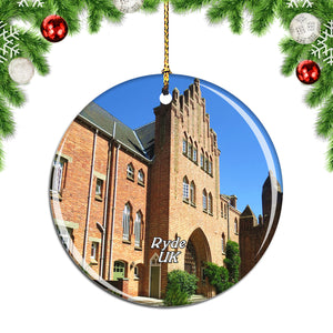 UK England Quarr Abbey Ryde Christmas Ornament