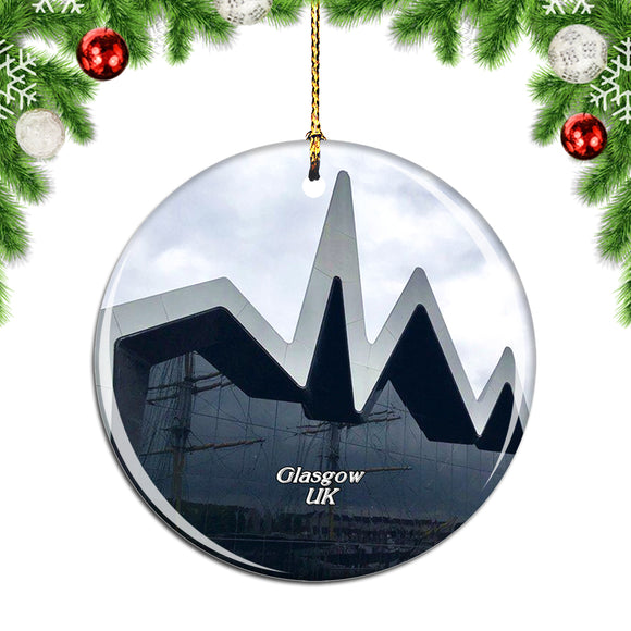 UK England Riverside Museum Glasgow Christmas Ornament