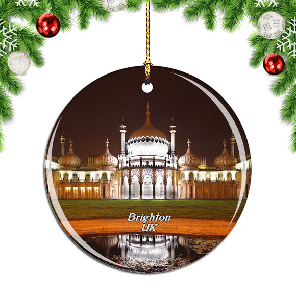 UK England Royal Pavilion Brighton Christmas Ornament