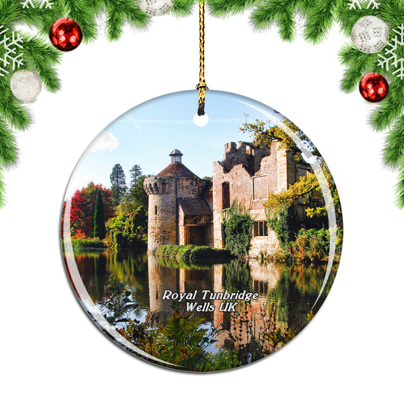 UK England Scotney Castle Garden Royal Tunbridge Wells Christmas Ornament