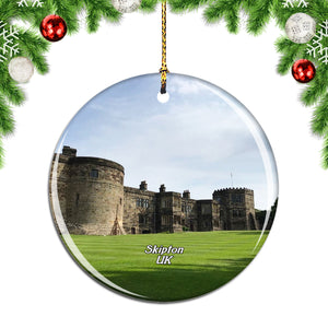 UK England Skipton Castle Christmas Ornament