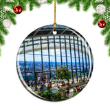 UK England Sky Garden London Christmas Ornament