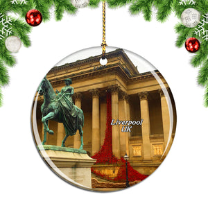 UK England St George's Hall Liverpool Christmas Ornament