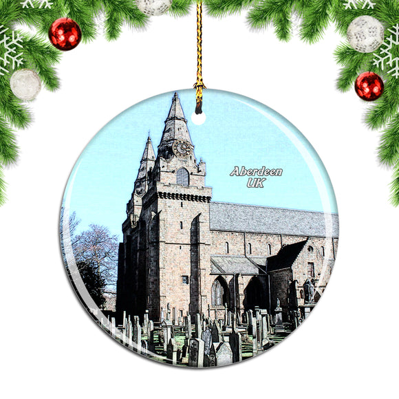 UK England St Machar's Cathedral Aberdeen Christmas Ornament