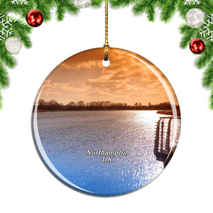 UK England Stanwick Lakes Northampton Christmas Ornament