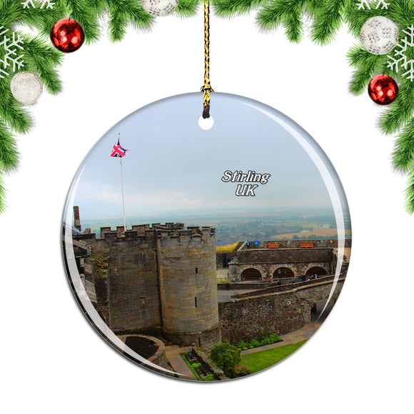 UK England Stirling Castle Christmas Ornament