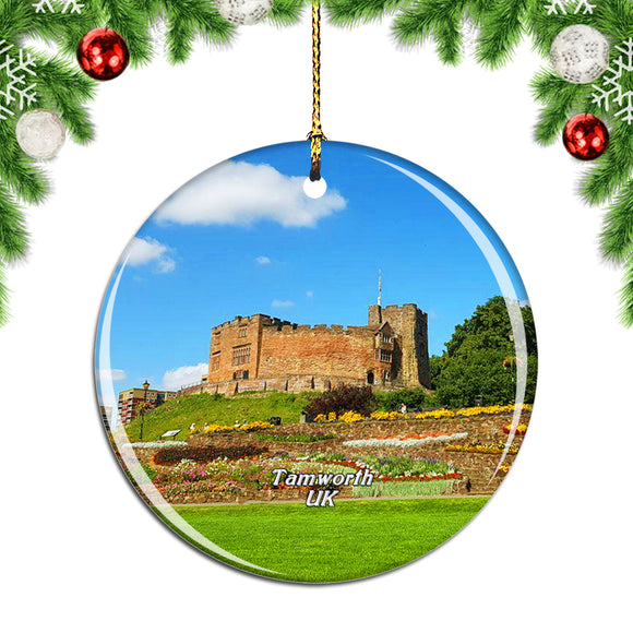 UK England Tamworth Castle Christmas Ornament