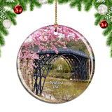 UK England The Iron Bridge and Tollhouse Telford Christmas Ornament