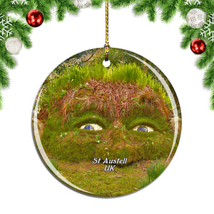 UK England The Lost Gardens of Heligan St Austell Christmas Ornament