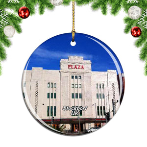 UK England The Plaza Stockport Christmas Ornament