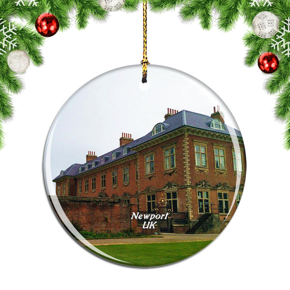 UK England Tredegar House Newport Christmas Ornament