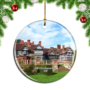 UK England Wightwick Manor and Gardens Wolverhampton Christmas Ornament