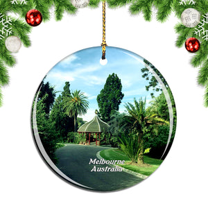 Australia Royal Botanic Gardens Victoria Melbourne Christmas Ornament